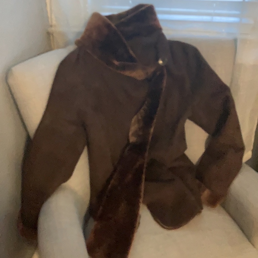 Maximmilian Shearling Coat Jacket